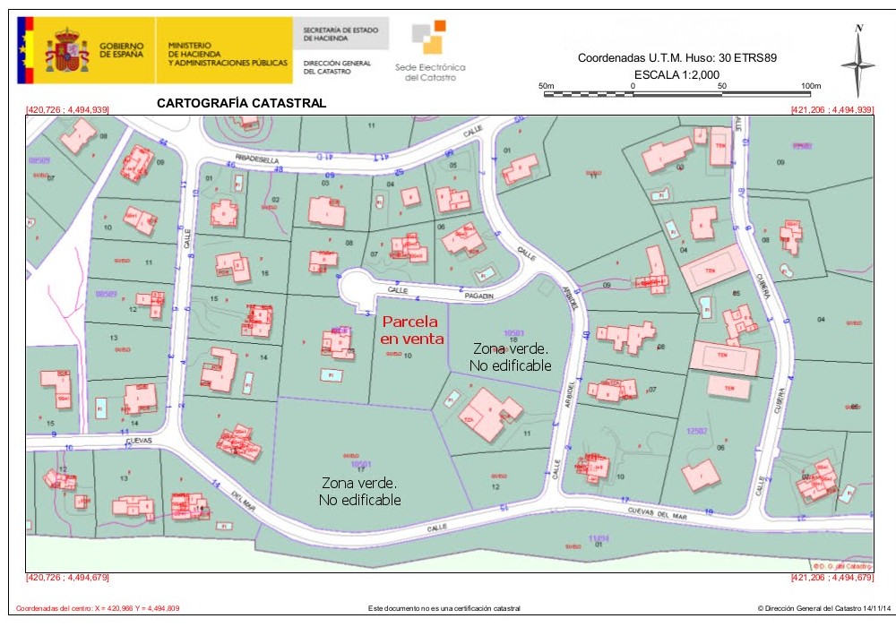 UTM Cartografía Cartografía Catastral y Servicios Topográficos.